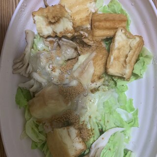 厚揚げチーズサラダ